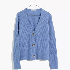 Madewell Cameron Ribbed Cardigan Sweater